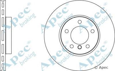 APEC BRAKING dsk2705 -  Тормозной диск